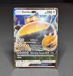 Pokemon TCG: Snorlax GX SM05 - Black Star Promo - *LP* - Image 1