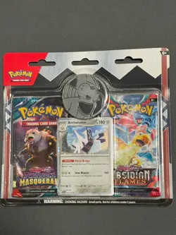 Pokemon TCG Archaludon Blister 2-Pack Dragonite Coin Sealed New Promo - Image 1