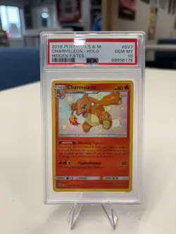 2019 Pokemon TCG Charmeleon SV7/SV94 Hidden Fates PSA 10 - Image 1