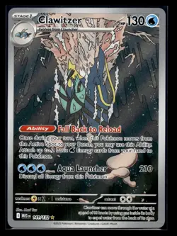 Clawitzer- 141/132 - Illustration Rare - Mega Evolutions - Pokemon Card - NM/M - Image 1