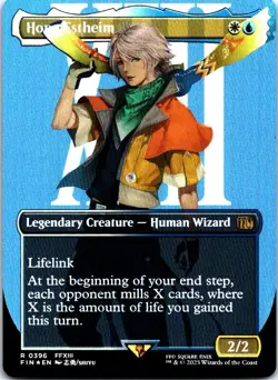 Hope Estheim (Borderless) R FINAL FANTASY FOIL 396 NM NM-LP - Image 1