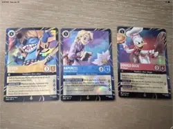 Disney Lorcana Magical Places Stitch Rapunzel Donald Duck EPCOT Promo Cards Set - Image 1