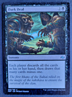 Dark Deal MTG Sorcery Card Fate Reforged 1x LP Magic the Gathering - Image 1