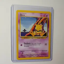 4th Print Base Set Abra 43/102 Common Pokemon Card WOTC Near Mint - Image 1