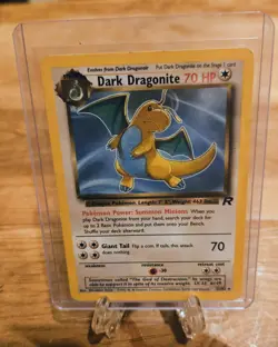 Dark Dragonite 22/82 Team Rocket Rare Pokemon Card Non Holo NM - Image 1