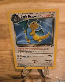 Dark Dragonite 22/82 Team Rocket Rare Pokemon Card Non Holo NM - Image 3