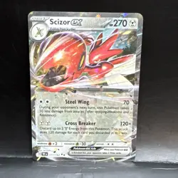 Pokemon - Scizor ex - 111/162 - SV Temporal Forces - Half Art Card - Image 1