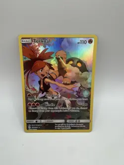 Pokemon Torkoal (Secret) 237/236 Sm-Cosmic Eclipse Holo TCG - Image 1