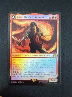 Clive, Ifrit's Dominant (FOIL) - Final Fantasy (MTG) NM - Image 1
