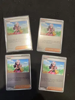 4x Dawn 087/094 Reverse Holo Playset Phantasmal Flames Pokemon TCG NM English - Image 1