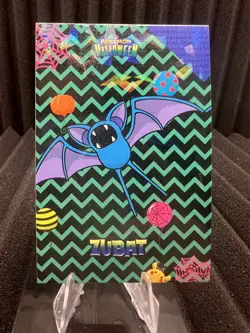 Zubat - Cracked Ice Holo - Card Database Halloween 2024 - Pokemon Card NM - Image 1