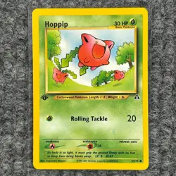 Vintage Pokemon Neo Discovery Hoppip 1st Edition 55/75 Common NM/Mint - Image 1