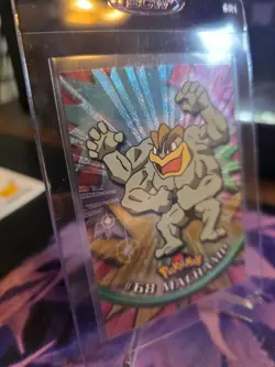 Topps Chrome 2000 Pokemon Series 1 #68 Machamp Foil Super MINT! Crispy Corners! - Image 2