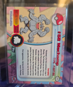 Topps Chrome 2000 Pokemon Series 1 #68 Machamp Foil Super MINT! Crispy Corners! - Image 4