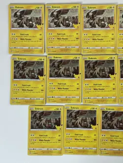Zekrom 010/025 Pokemon Celebrations 25th Anniversary Holo Lot of (14) - Image 2