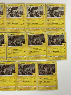 Zekrom 010/025 Pokemon Celebrations 25th Anniversary Holo Lot of (14) - Image 4