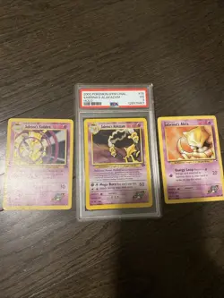 2000 POKEMON GYM CHALLENGE HOLO #16 SABRINA'S ALAKAZAM PSA 3 - Image 2