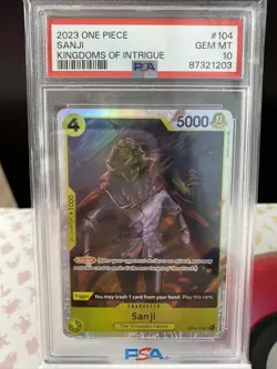 2023 One Piece Sanji Kingdoms Of Intrigue #104 PSA 10 - Image 1