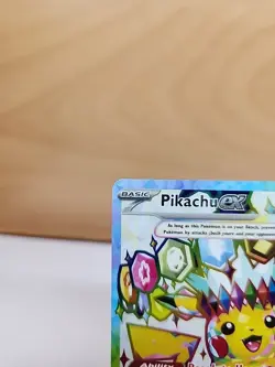Pikachu EX Ultra Rare Card 219/191 Surging Sparks Near Mint Condition - Image 2