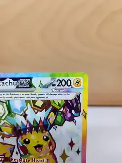 Pikachu EX Ultra Rare Card 219/191 Surging Sparks Near Mint Condition - Image 3