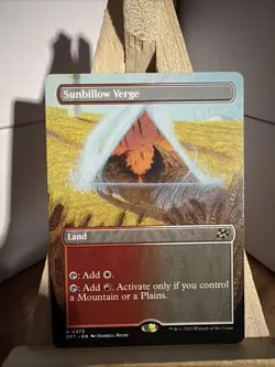 2025 MTG Sunbillow Verge (Borderless) Rare Regular #373 Aetherdrift NM-MT Look! - Image 1