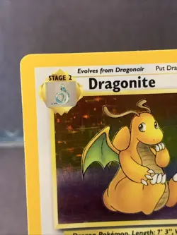 Pokemon TCG Fossil Set Dragonite Holo Rare #4/62 1999 WOTC VTG LP - Image 2