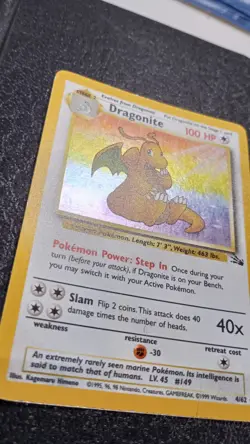 Pokemon TCG: Dragonite 4/62 - Fossil Holo - NM / LP Rare - Image 4