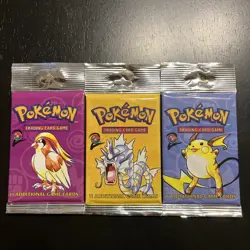 21.20, 21.13, 21.18g Heavy Wizards of the Coast Pokemon Base Set 2 Booster Pack - Image 1