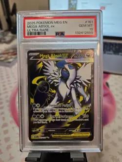 PSA 10 Mega Absol EX 161/132 Mega Evolution Pokemon Card - Image 1