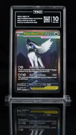 Mega Absol EX Pokemon Mega Evolution Special Illustration Rare TAG 10 #180/132 - Image 1