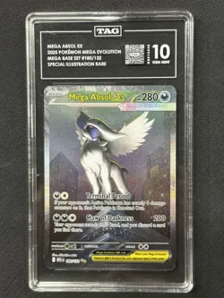 Mega Absol EX Pokemon Mega Evolution Special Illustration Rare TAG 10 #180/132 - Image 1