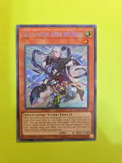 Sage With Eyes Of Blue #LCKC-EN015 1ST Edition Secret Rare - Image 1