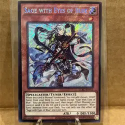 Sage with Eyes of Blue LCKC-EN015 Secret Rare Holo Foil Bleed Yugioh Near Mint - Image 1