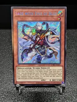 Sage with Eyes of Blue LCKC-EN015 Secret Rare Holo Foil Yugioh Mint! - Image 1