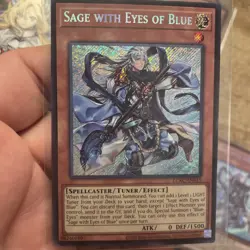 Sage With Eyes Of Blue LCKC-EN015 Unlimited Secret Rare NM +Bonus FREE SHIPPING! - Image 1