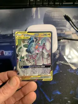 Pokemon Arceus Dialga Palkia GX Cosmic Eclipse Tag Team Card 156/236 - Image 4