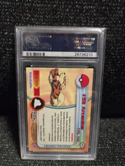 PSA 10 2000 Pokemon Game Topps Chrome Arcanine Spectra TV Rare Base Series 1 GEM - Image 2