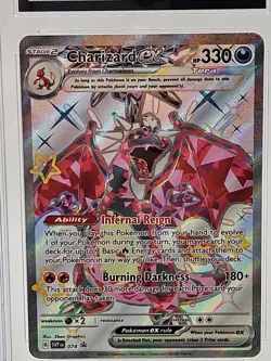 Charizard Ex (2024) Pokemon Black Star Promo Paldean Fates #074 CGC 10 Gem Mint - Image 3