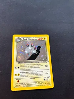 Pokemon Dark Magneton 11/82 Team Rocket Set Holo w/ Swirl Mint - NM - Image 1