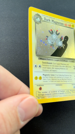 Pokemon Dark Magneton 11/82 Team Rocket Set Holo w/ Swirl Mint - NM - Image 2
