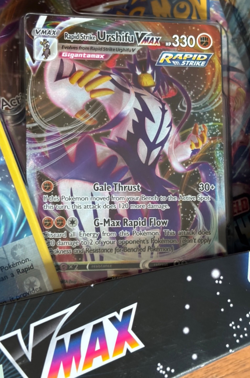 POKEMON TCG RAPID STRIKE URSHIFU VMAX HP330 COLLECTION with 8 Booster Packs - Image 4