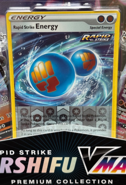 POKEMON TCG RAPID STRIKE URSHIFU VMAX HP330 COLLECTION with 8 Booster Packs - Image 5