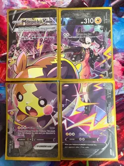 Morpeko V-Union SWSH287 Black Star Promo NM Pokemon Card - Image 1
