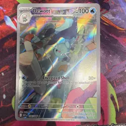 Pokemon Card TCG: Card Dewott 106/086 White Flare Illustration Rare Near Mint - Image 1