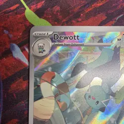 Pokemon Card TCG: Card Dewott 106/086 White Flare Illustration Rare Near Mint - Image 2