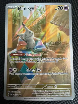 Mimikyu - SVP 075 Paldean Fates Promo Pokemon Card NM - Image 1