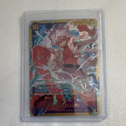 Bandai One Piece Card Game Monkey D. Luffy Foil Character English Mixed Lot - Image 1