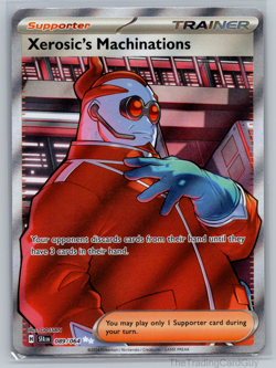 Pokemon Card Xerosics Machinations 089/064 Full Art Rare Shrouded Fable NM - Image 1