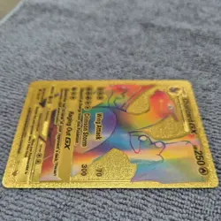 Pokemon Charizard GX Rainbow Gold Foil Card 150/147 - Image 3