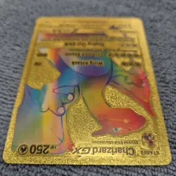 Pokemon Charizard GX Rainbow Gold Foil Card 150/147 - Image 4